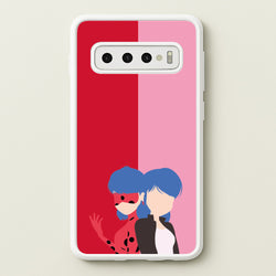Marinette And Ladybug  - Miraculous Phone Case for Galaxy S10 Plus