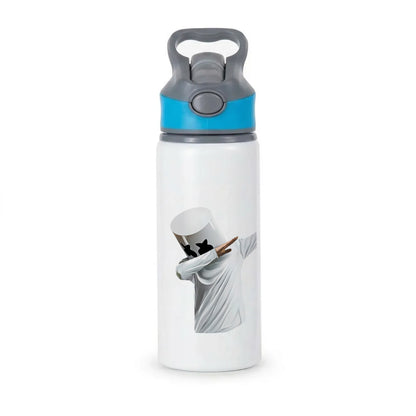 White Helmet DJ Dab Active Water Bottle - Blue