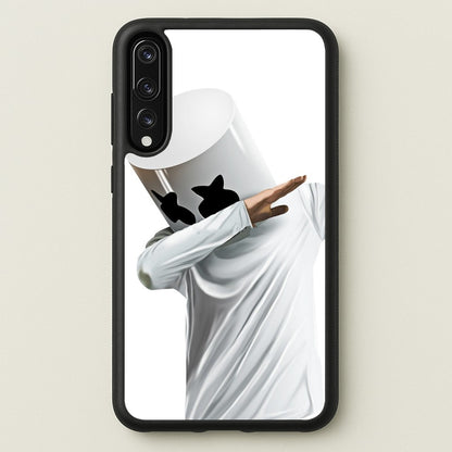 White Helmet DJ Dab  - Marshmello Phone Case for Huawei P20 Pro