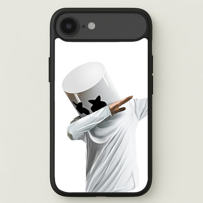 White Helmet DJ Dab Phone Case for iPhone 17 Air
