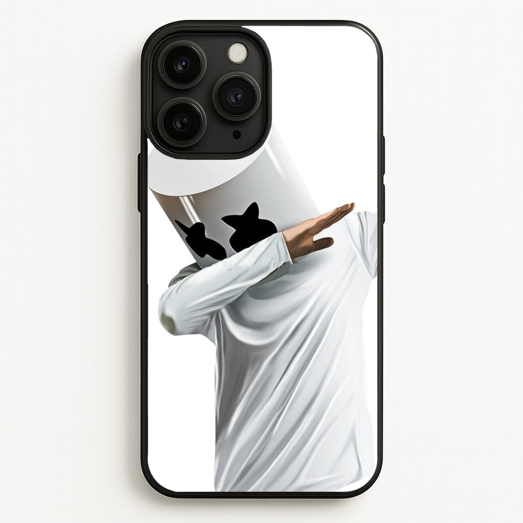 White Helmet DJ Dab  - Marshmello Phone Case for iPhone 11 Pro Max