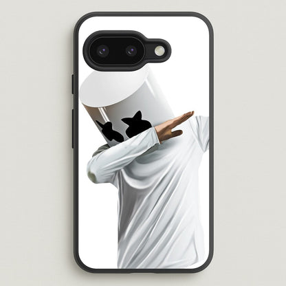 White Helmet DJ Dab  - Marshmello Phone Case for Google Pixel 9a