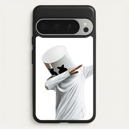White Helmet DJ Dab  - Marshmello Phone Case for Google Pixel 9 Pro XL