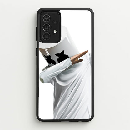 White Helmet DJ Dab  - Marshmello Phone Case for Galaxy A52 / A52s