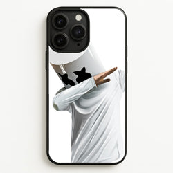 White Helmet DJ Dab  - Marshmello Phone Case for iPhone 11 Pro