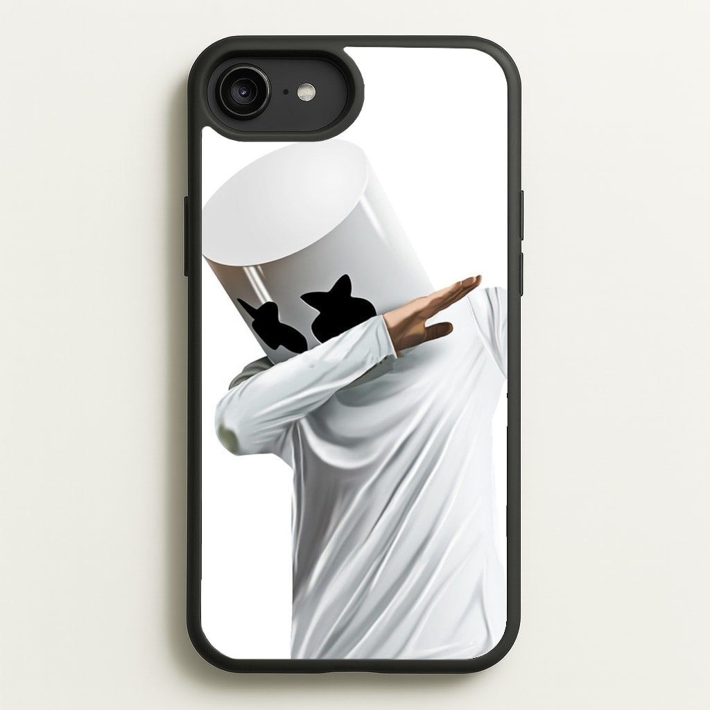 White Helmet DJ Dab  - Marshmello Phone Case for iPhone 6 Plus / 7 Plus / 8 Plus