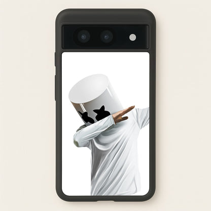 White Helmet DJ Dab  - Marshmello Phone Case for Google Pixel 8a