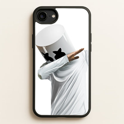 White Helmet DJ Dab  - Marshmello Phone Case for iPhone 6 / 7 / 8 / SE