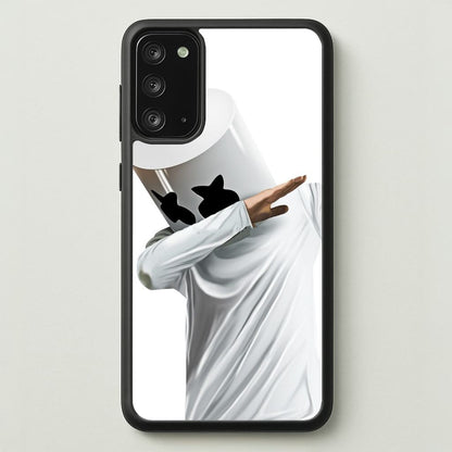 White Helmet DJ Dab  - Marshmello Phone Case for Galaxy Note 20