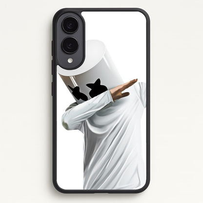White Helmet DJ Dab  - Marshmello Phone Case for Galaxy S25 Edge