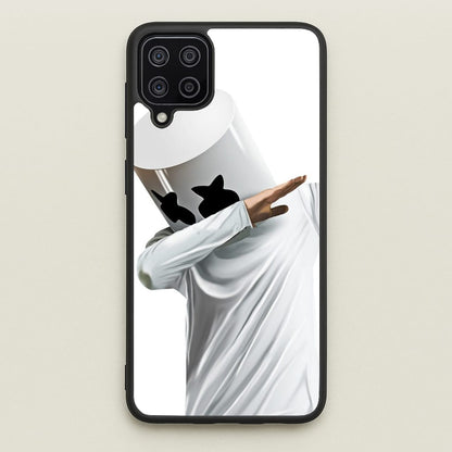 White Helmet DJ Dab  - Marshmello Phone Case for Galaxy A12