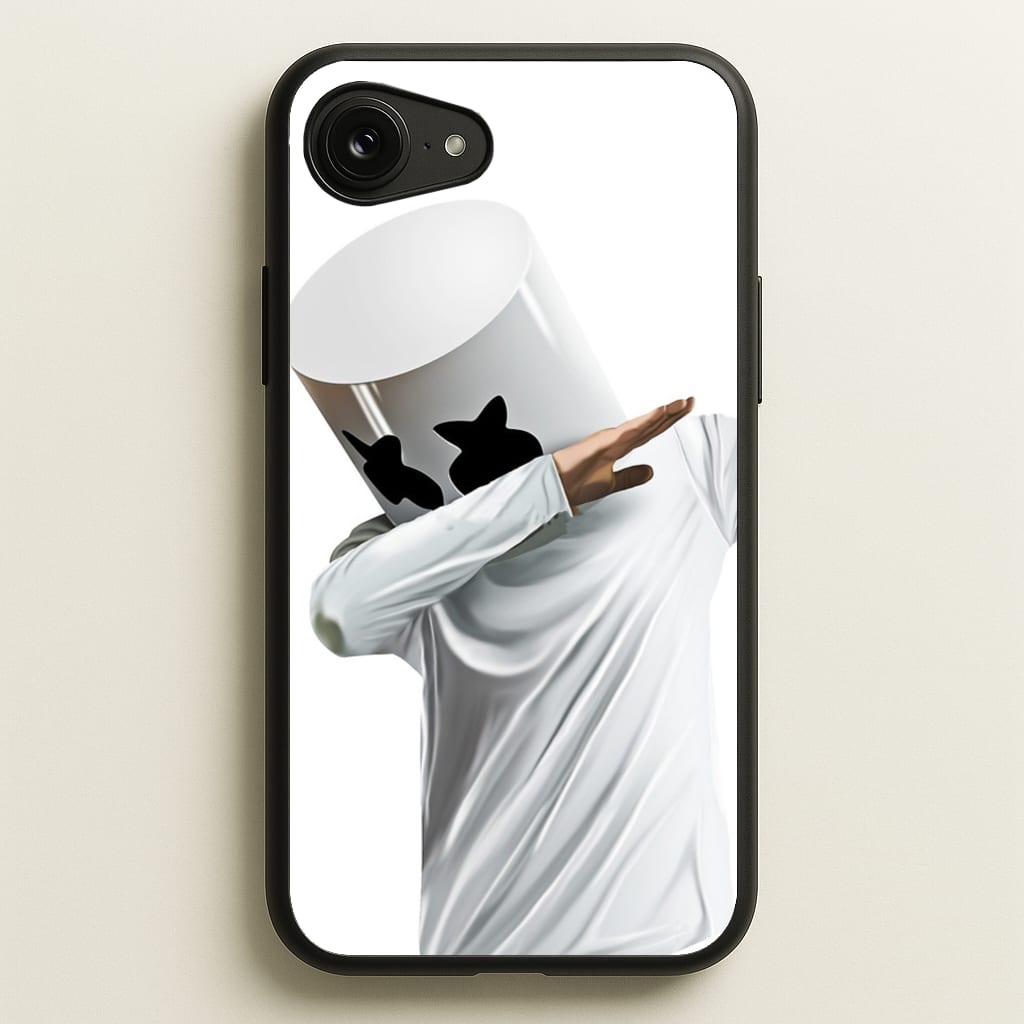 White Helmet DJ Dab  - Marshmello Phone Case for iPhone 16e