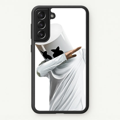 White Helmet DJ Dab  - Marshmello Phone Case for Galaxy S21 Plus