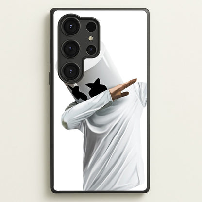 White Helmet DJ Dab  - Marshmello Phone Case for Galaxy S25 Ultra