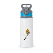 Stay Mello White Helmet DJw - White Helmet DJ Active Water Bottle 2