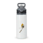 Stay Mello White Helmet DJw - White Helmet DJ Active Water Bottle 1