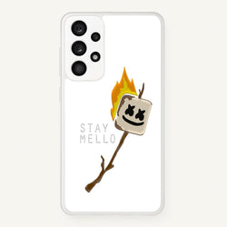 Stay Mello White Helmet DJw - White Helmet DJ  - Marshmello Phone Case for Galaxy A53