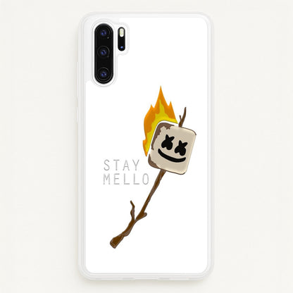 Stay Mello White Helmet DJw - White Helmet DJ  - Marshmello Phone Case for Huawei P30 Pro