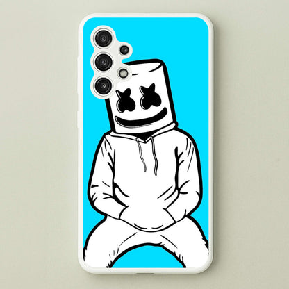 Blue White Helmet DJ  - Marshmello Phone Case for Galaxy A13