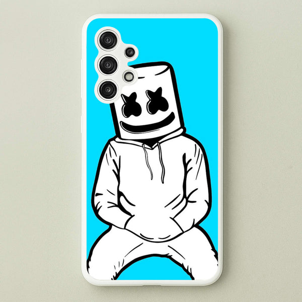 Blue White Helmet DJ  - Marshmello Phone Case for Galaxy A13