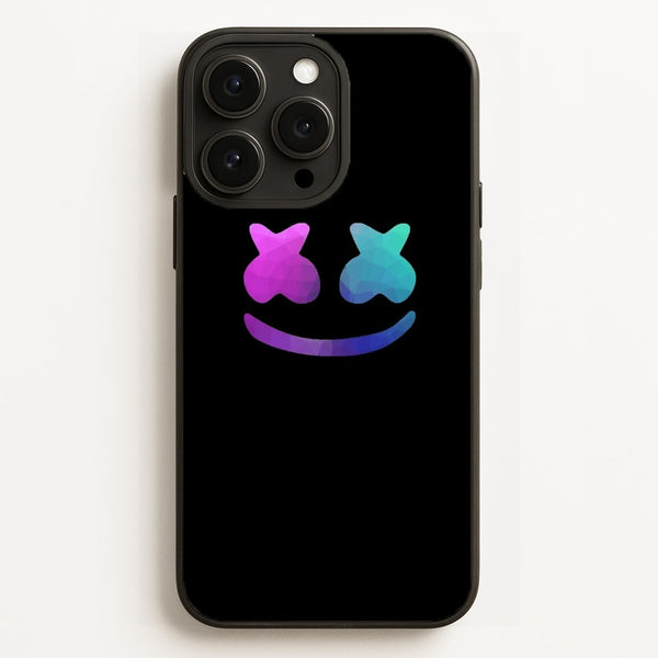 Black White Helmet DJ  - Marshmello Phone Case for iPhone 16 Pro Max
