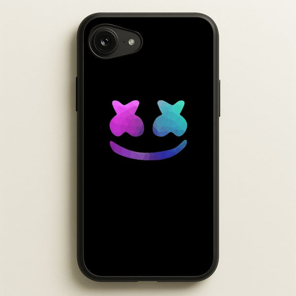 Black White Helmet DJ  - Marshmello Phone Case for iPhone 16e