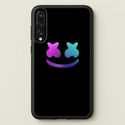 Black White Helmet DJ  - Marshmello Phone Case for Huawei P20 Pro