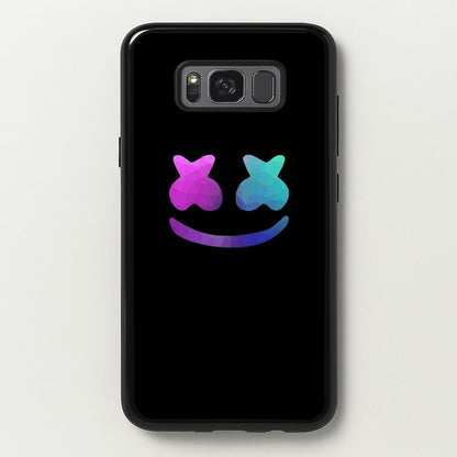 Black White Helmet DJ  - Marshmello Phone Case for Galaxy S8