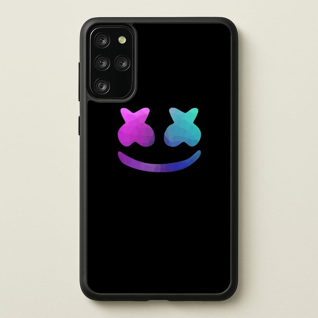 Black White Helmet DJ  - Marshmello Phone Case for Galaxy S20 Plus