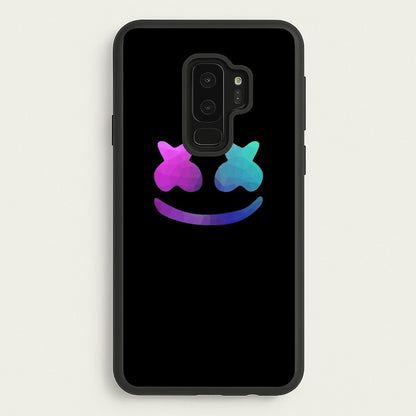 Black White Helmet DJ  - Marshmello Phone Case for Galaxy S9 Plus