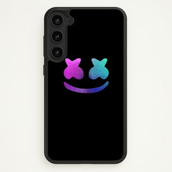 Black White Helmet DJ  - Marshmello Phone Case for Galaxy S23 Plus