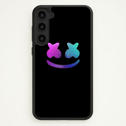 Black White Helmet DJ  - Marshmello Phone Case for Galaxy S23 Plus