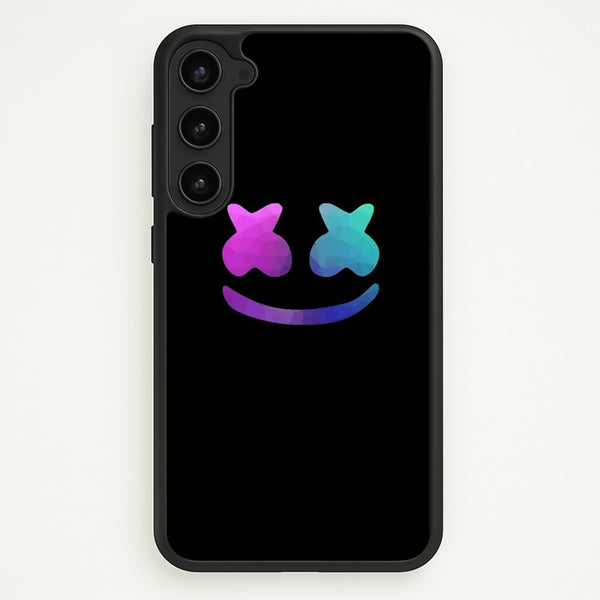 Black White Helmet DJ  - Marshmello Phone Case for Galaxy S23 Plus