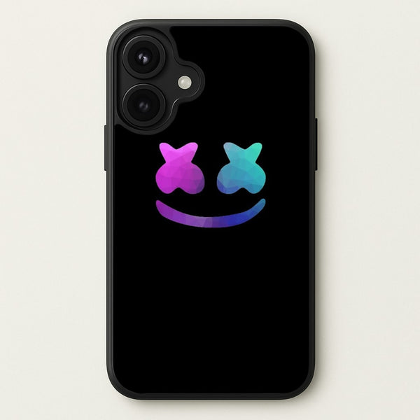 Black White Helmet DJ Phone Case for iPhone 17