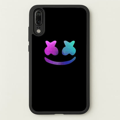 Black White Helmet DJ  - Marshmello Phone Case for Huawei P20