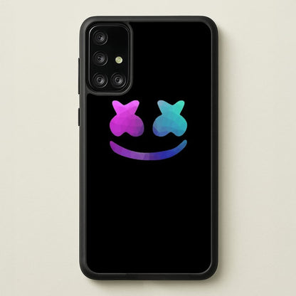 Black White Helmet DJ  - Marshmello Phone Case for Galaxy A71