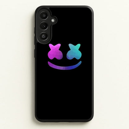 Black White Helmet DJ  - Marshmello Phone Case for Galaxy A36