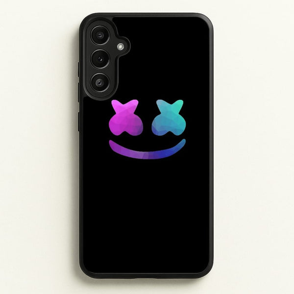 Black White Helmet DJ  - Marshmello Phone Case for Galaxy A36
