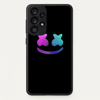 Black White Helmet DJ  - Marshmello Phone Case for Galaxy A53