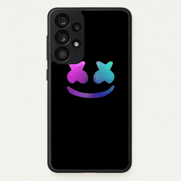 Black White Helmet DJ  - Marshmello Phone Case for Galaxy A53