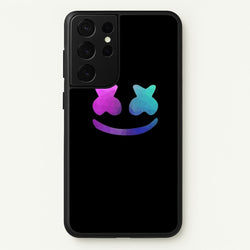Black White Helmet DJ  - Marshmello Phone Case for Galaxy S21 Ultra