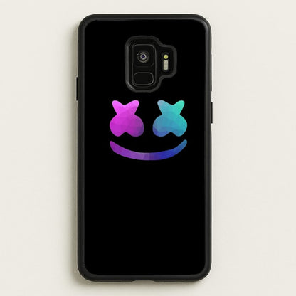 Black White Helmet DJ  - Marshmello Phone Case for Galaxy S9