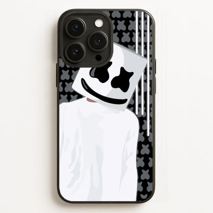 Stars And Stripes - White Helmet DJ  - Marshmello Phone Case for iPhone 16 Pro Max