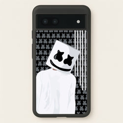 Stars And Stripes - White Helmet DJ  - Marshmello Phone Case for Google Pixel 6a