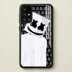 Stars And Stripes - White Helmet DJ  - Marshmello Phone Case for Galaxy A71