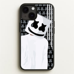 Stars And Stripes - White Helmet DJ  - Marshmello Phone Case for iPhone 13