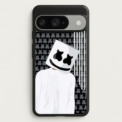 Stars And Stripes - White Helmet DJ Phone Case for Google Pixel 10 / 10 Pro