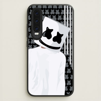 Stars And Stripes - White Helmet DJ  - Marshmello Phone Case for Huawei P30