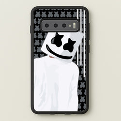 Stars And Stripes - White Helmet DJ  - Marshmello Phone Case for Galaxy S10 Plus