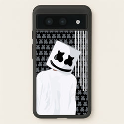 Stars And Stripes - White Helmet DJ  - Marshmello Phone Case for Google Pixel 8a